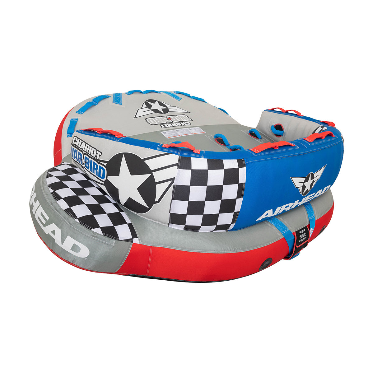 AIRHEAD Towable Tubes Chariot Warbird 3 tubo trainabile 1–3 persone con seduta reclinata