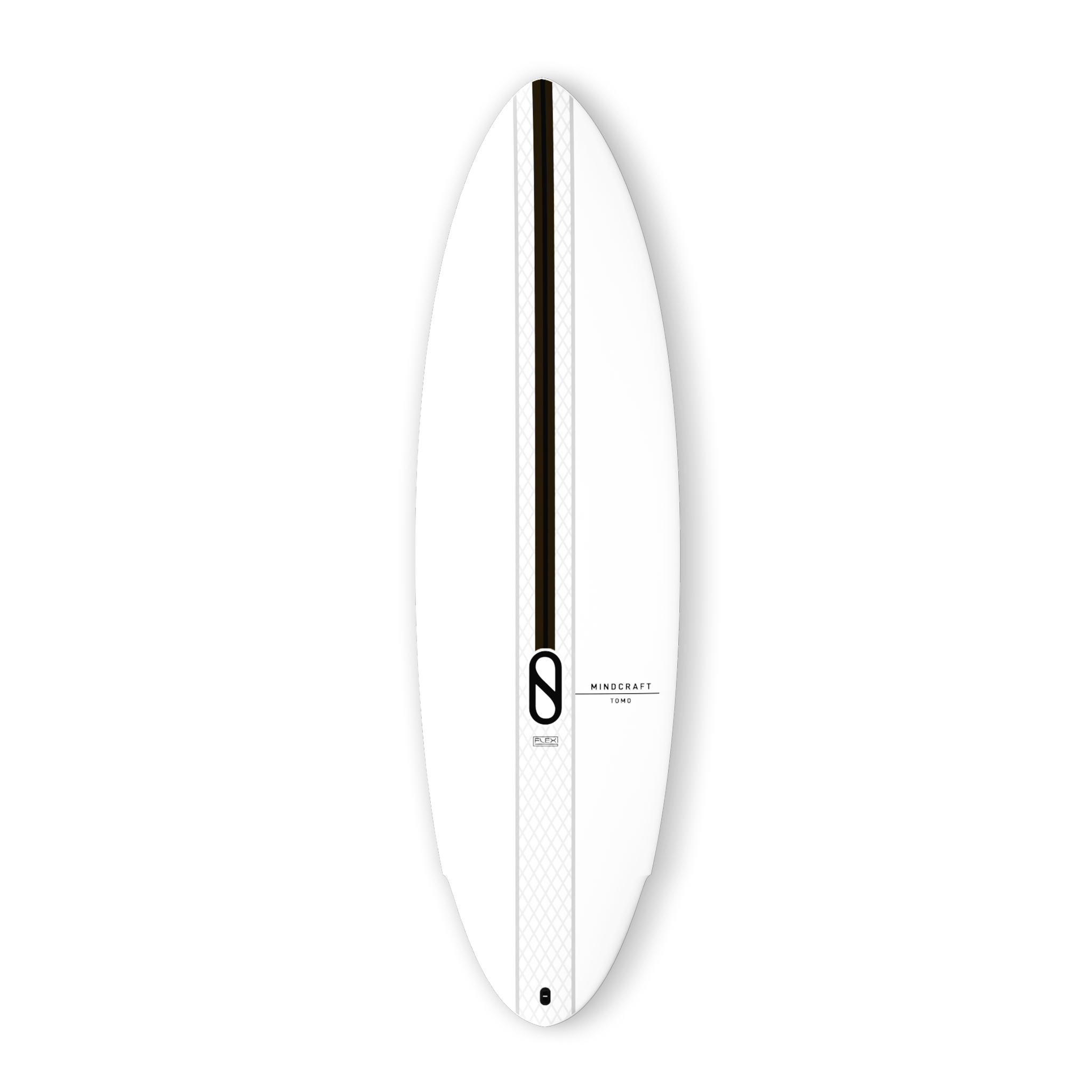 Firewire Slater Designs Mindcraft tavola da surf bianca 5'4" I-Bolic 2.0