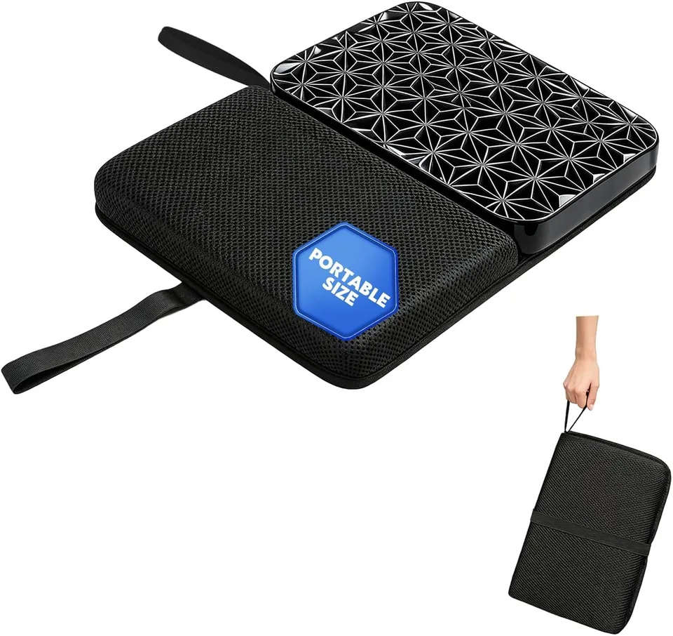 NEW-Vi Seat Cushion for Office cuscino da seduta pieghevole 16 x 12 pollici gel