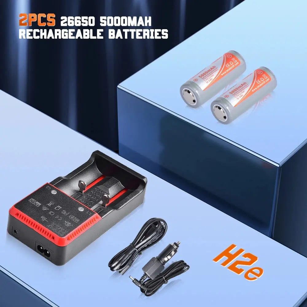 OrcaTorch Recreational Diving D850 torcia subacquea 2500 lumen fascio 6°