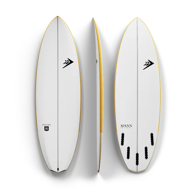 Firewire Mannkine Spun Honey tavola da surf gialla Helium 5'4" 27,6 L