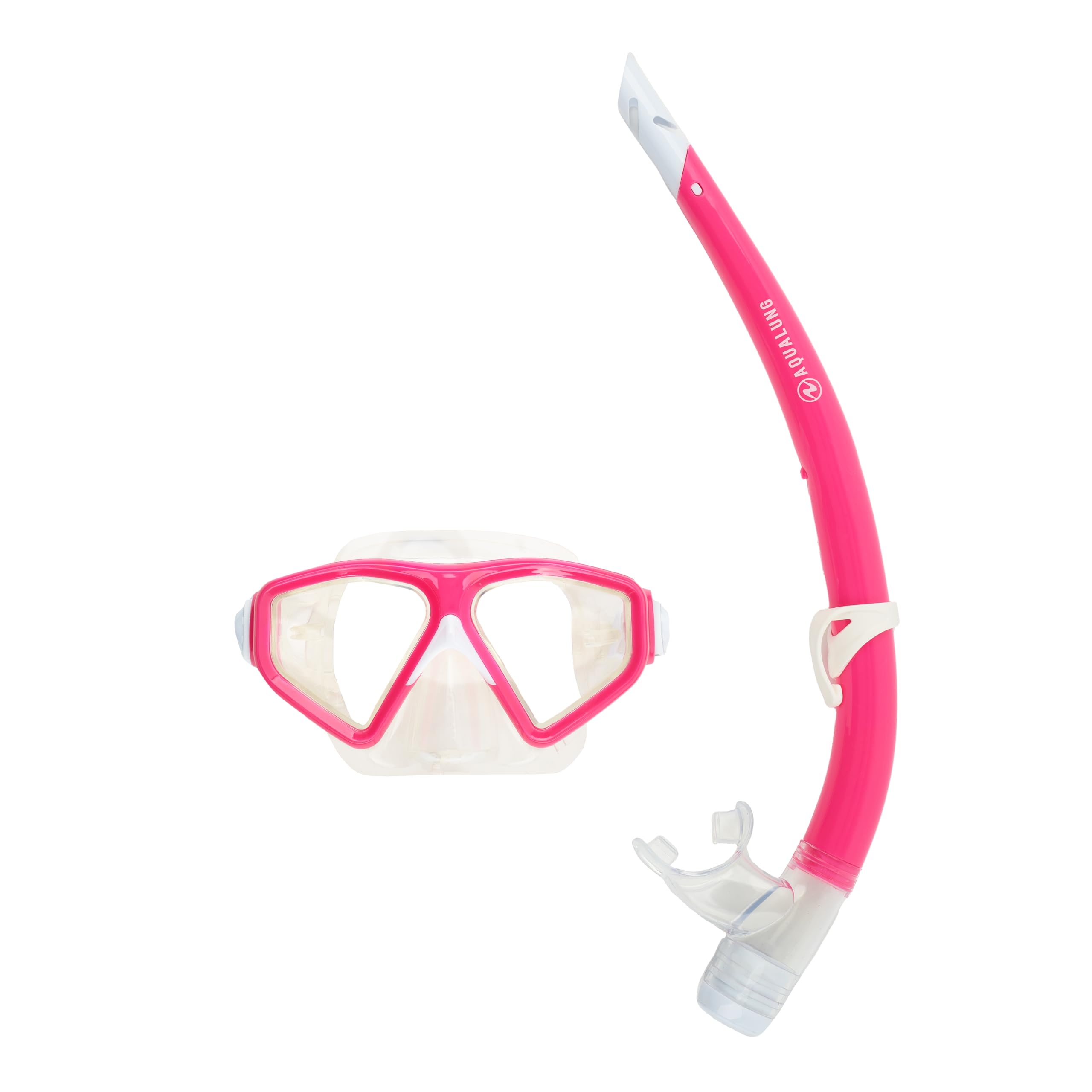 Aqualung Saturn combo snorkeling maschera e boccaglio rosso