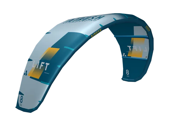 Airush Kites Lift Kite v4 kite big air 7-12 m Teal & Grey Yellow