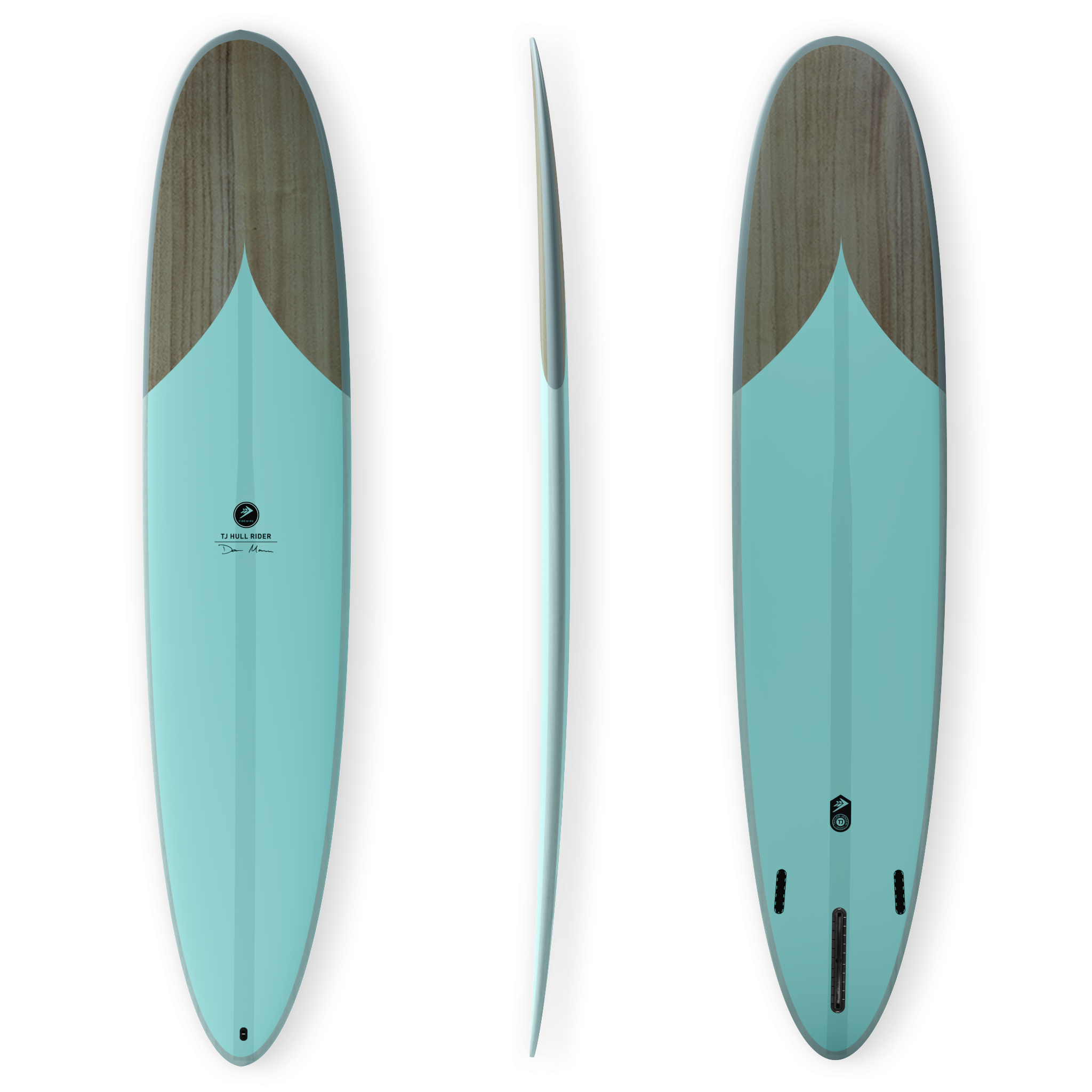 Firewire Taylor Jensen Hull Rider longboard 9'0" x 23" x 3" 71,5 L, Helium