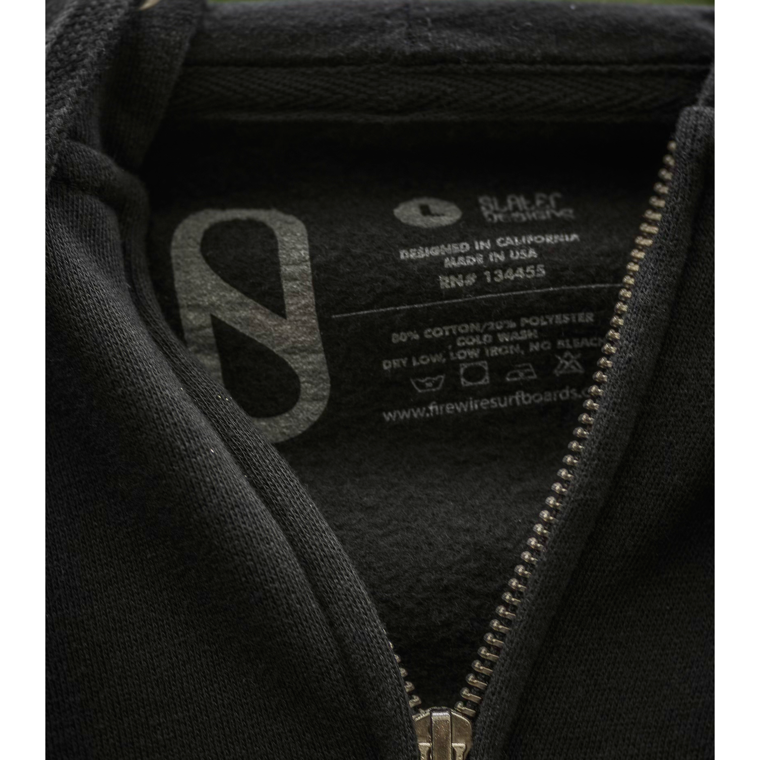 Firewire Clothing Slater Designs Pill Fleece Hoodie felpa nera S–XXL