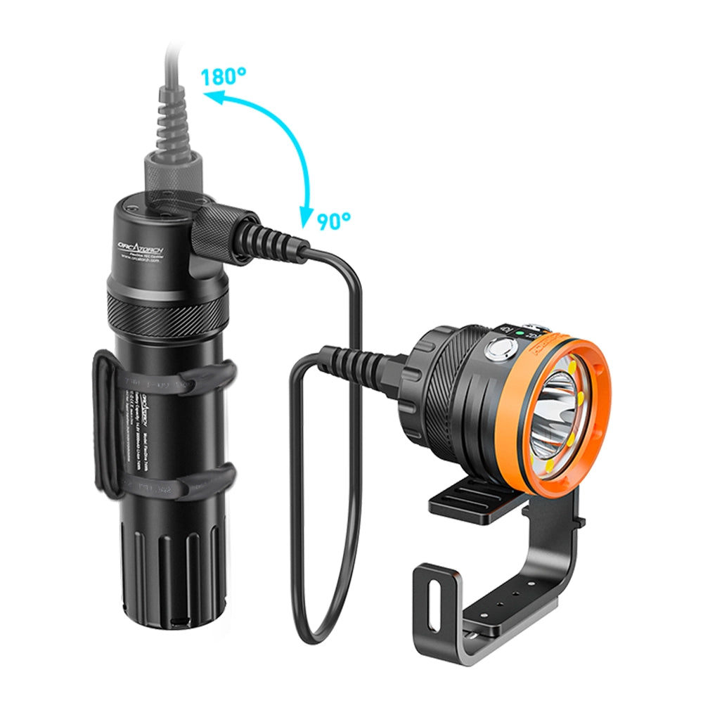 OrcaTorch Technical Diving FlexDive torcia subacquea modulare 8000 lumen