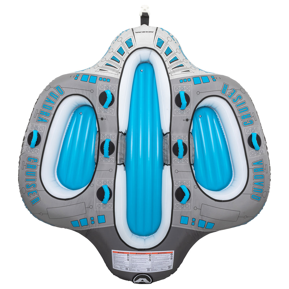 AIRHEAD Towable Tubes Quadra Cruiser tubo trainabile 4 posti comfort