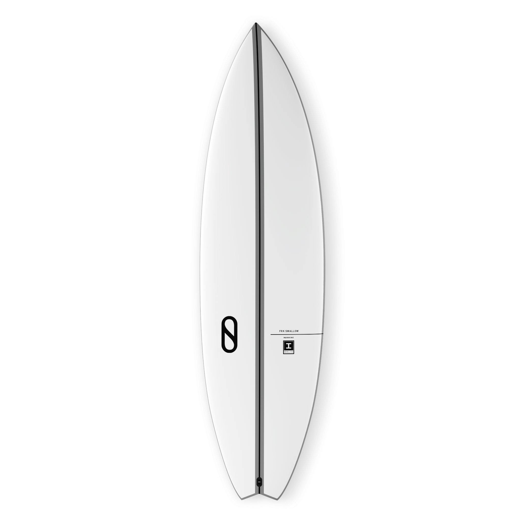 Firewire Slater Designs FRK Swallow tavola da surf 5'6" 25,7 L grigia