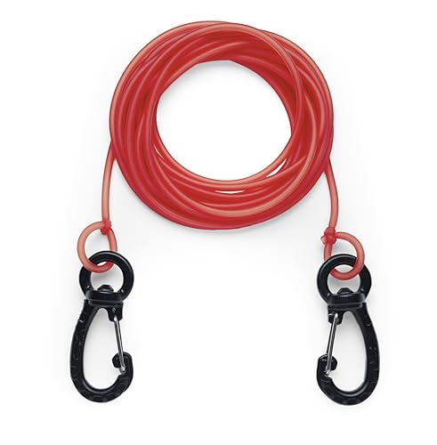 C4 Buoys and Floats sagola elastica per boa 8 metri con moschettoni