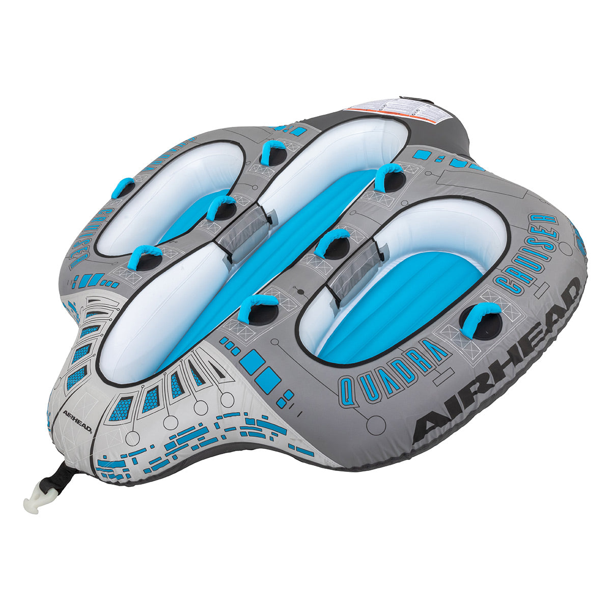 AIRHEAD Towable Tubes Quadra Cruiser tubo trainabile 4 posti comfort