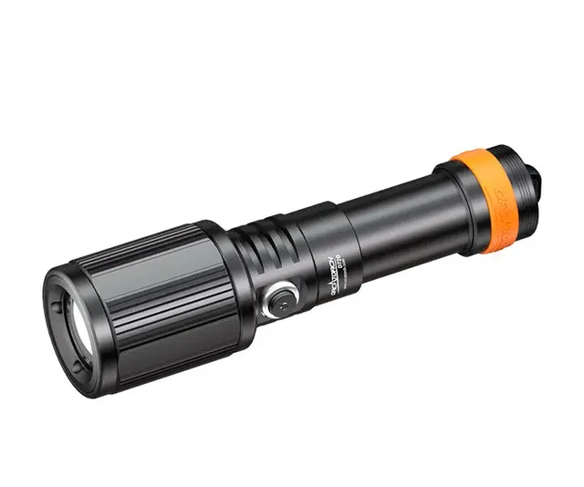 OrcaTorch Technical Diving D720 Long Beam 1300 m torcia subacquea regolabile