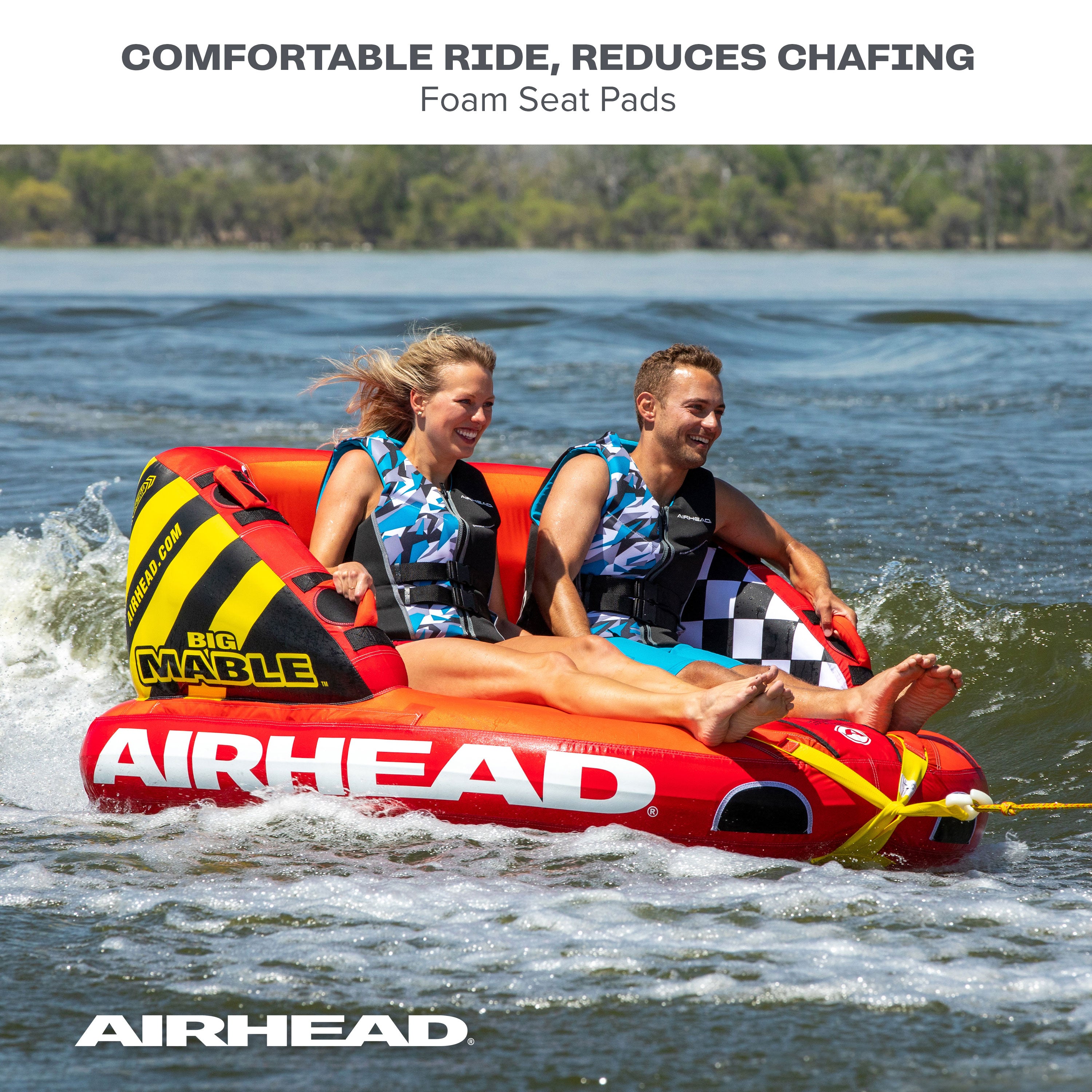 AIRHEAD Towable Tubes Big Mable gonfiabile trainabile per 2 persone