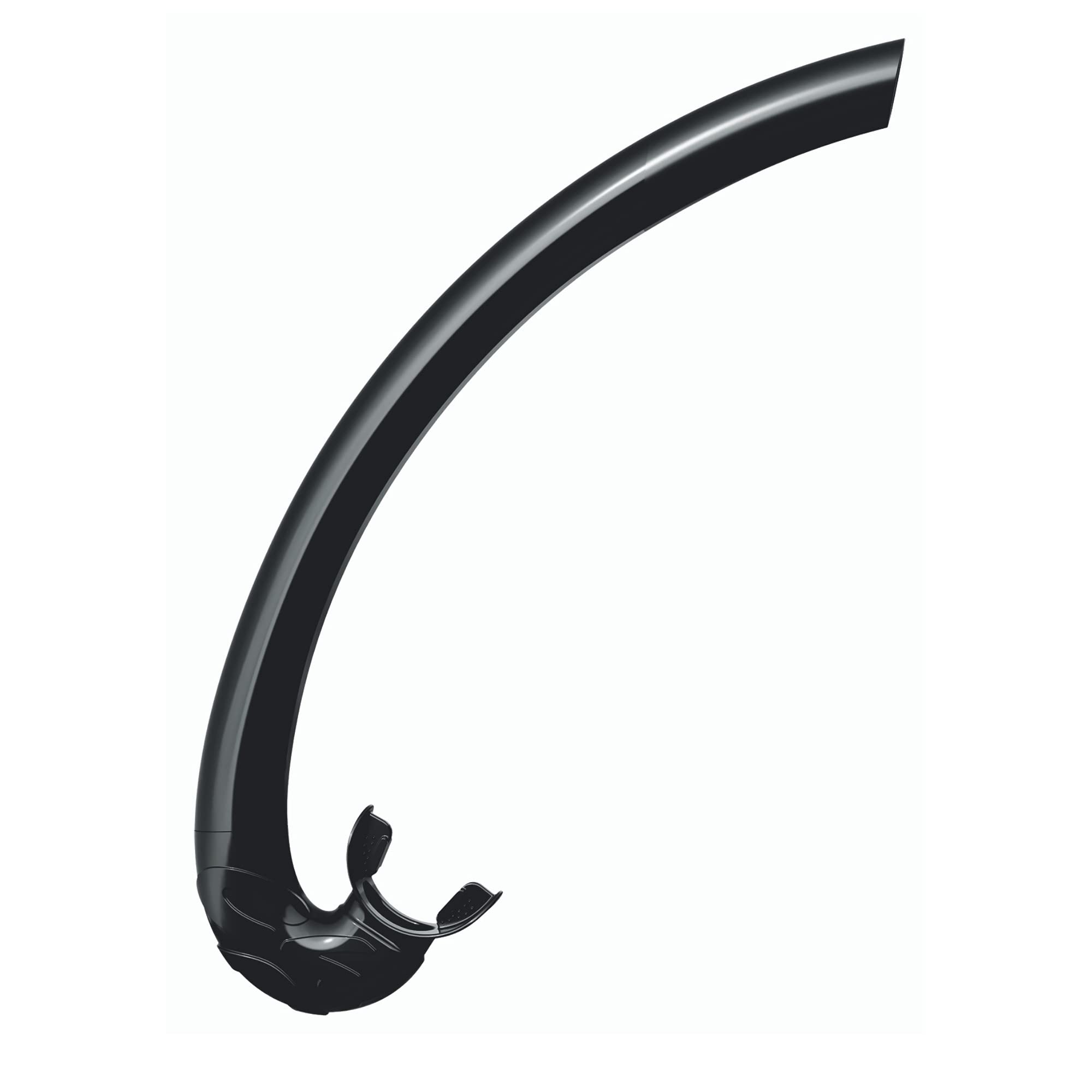 C4 Mistral Soft snorkel nero per apnea e pesca subacquea