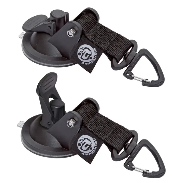 AIRHEAD Boats & Kayaks Suction Cup Tie Downs cinghie fissaggio 2 pezzi