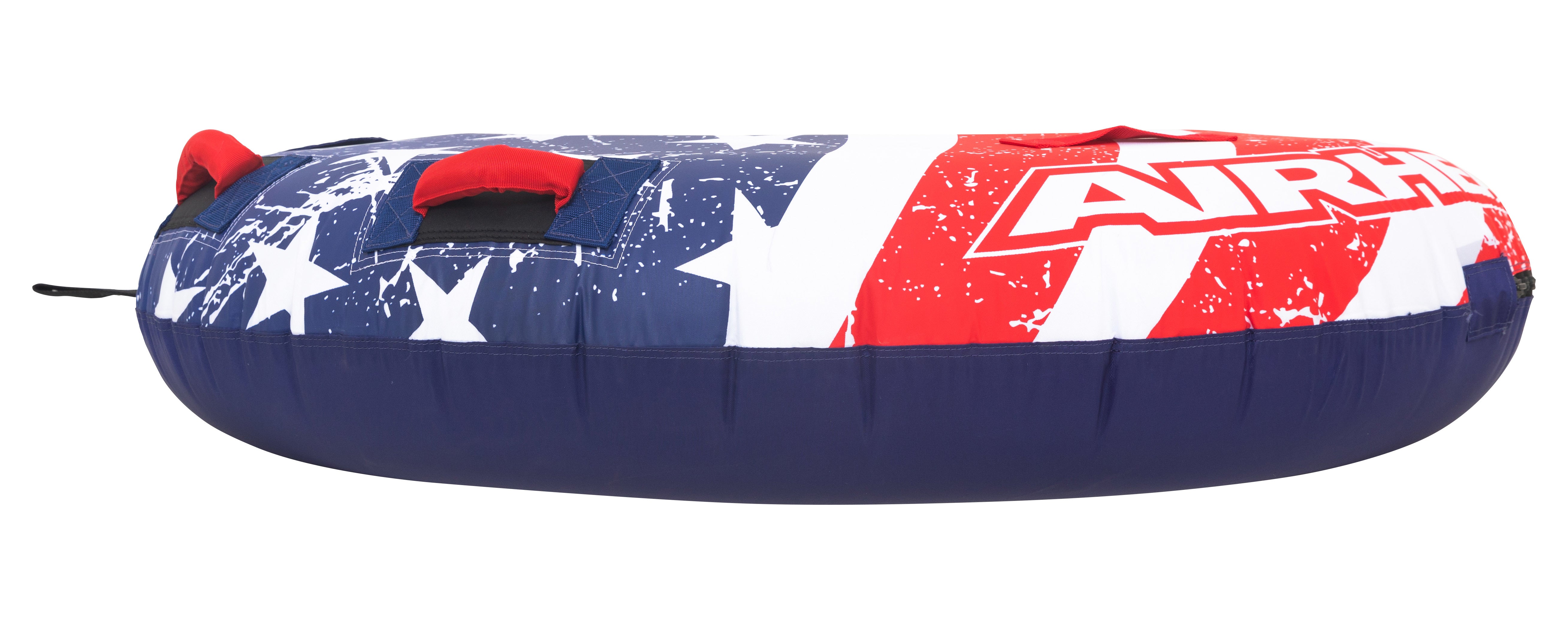 AIRHEAD Towable Tubes Stars & Stripes Kit ciambella trainabile 1 posto con pompa e corda