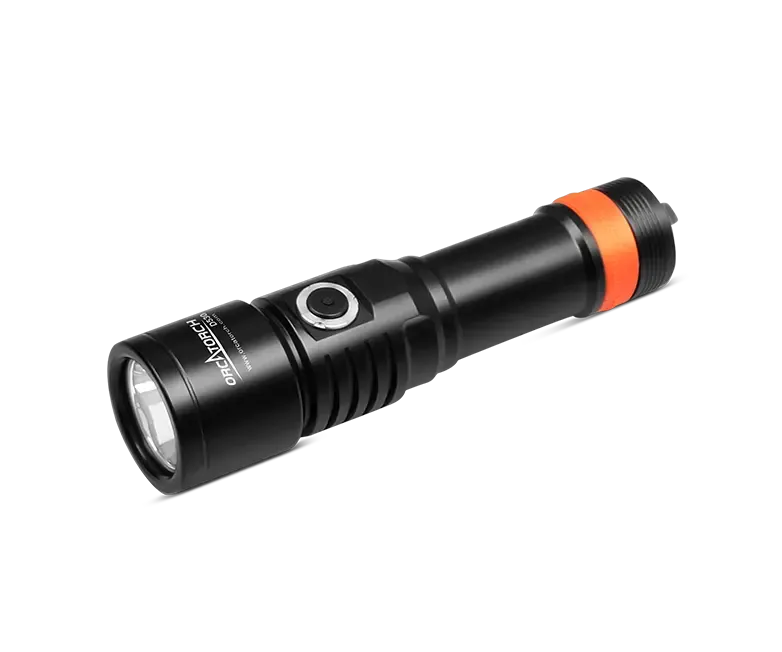 OrcaTorch Recreational Diving D530 torcia subacquea 1500 lumen LED bianco freddo 6500K SOS