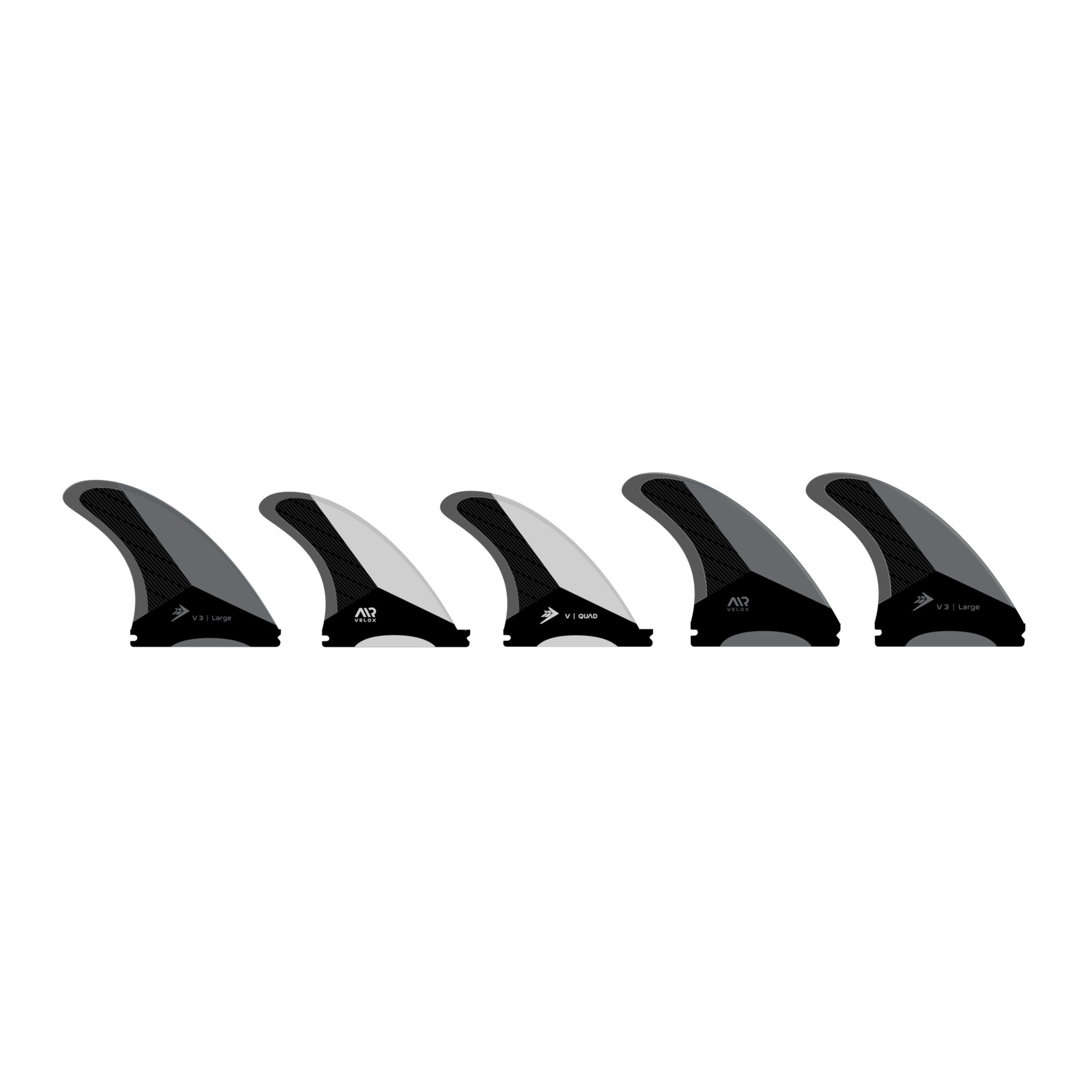 Firewire Accessories Velox set 3 pinne Small Single Tab
