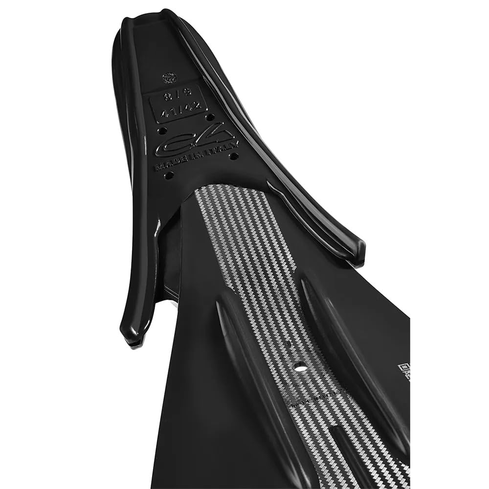 C4 Fins Carbon UP pinne da apnea 42-43 MEDIUM LARGE tecnopolimero