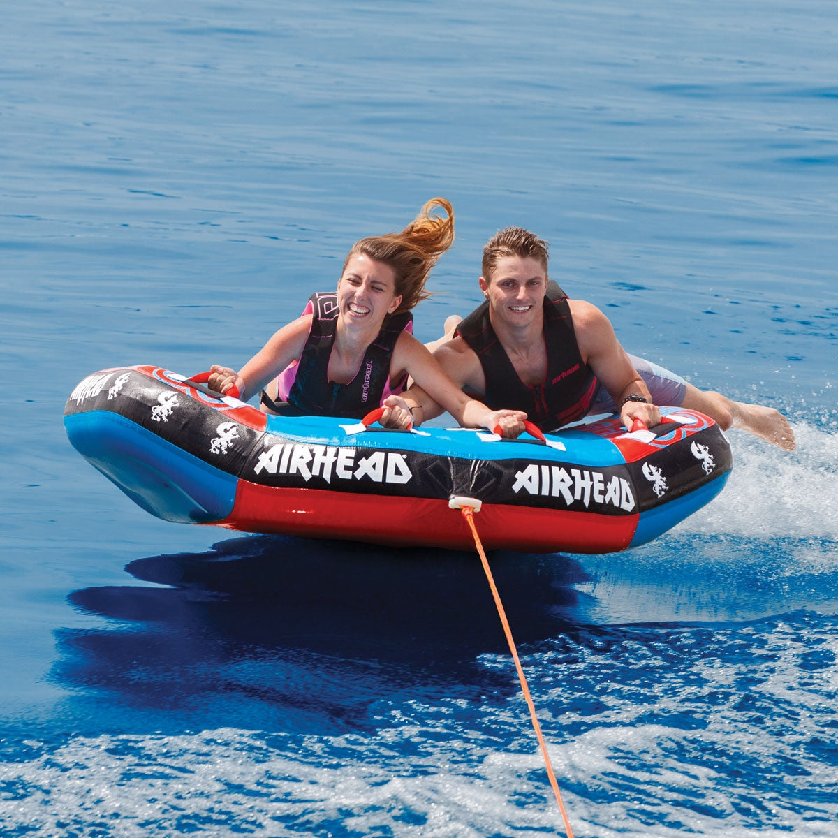AIRHEAD Towable Tubes Griffin 2 ciambella trainabile 2 posti con imbottiture