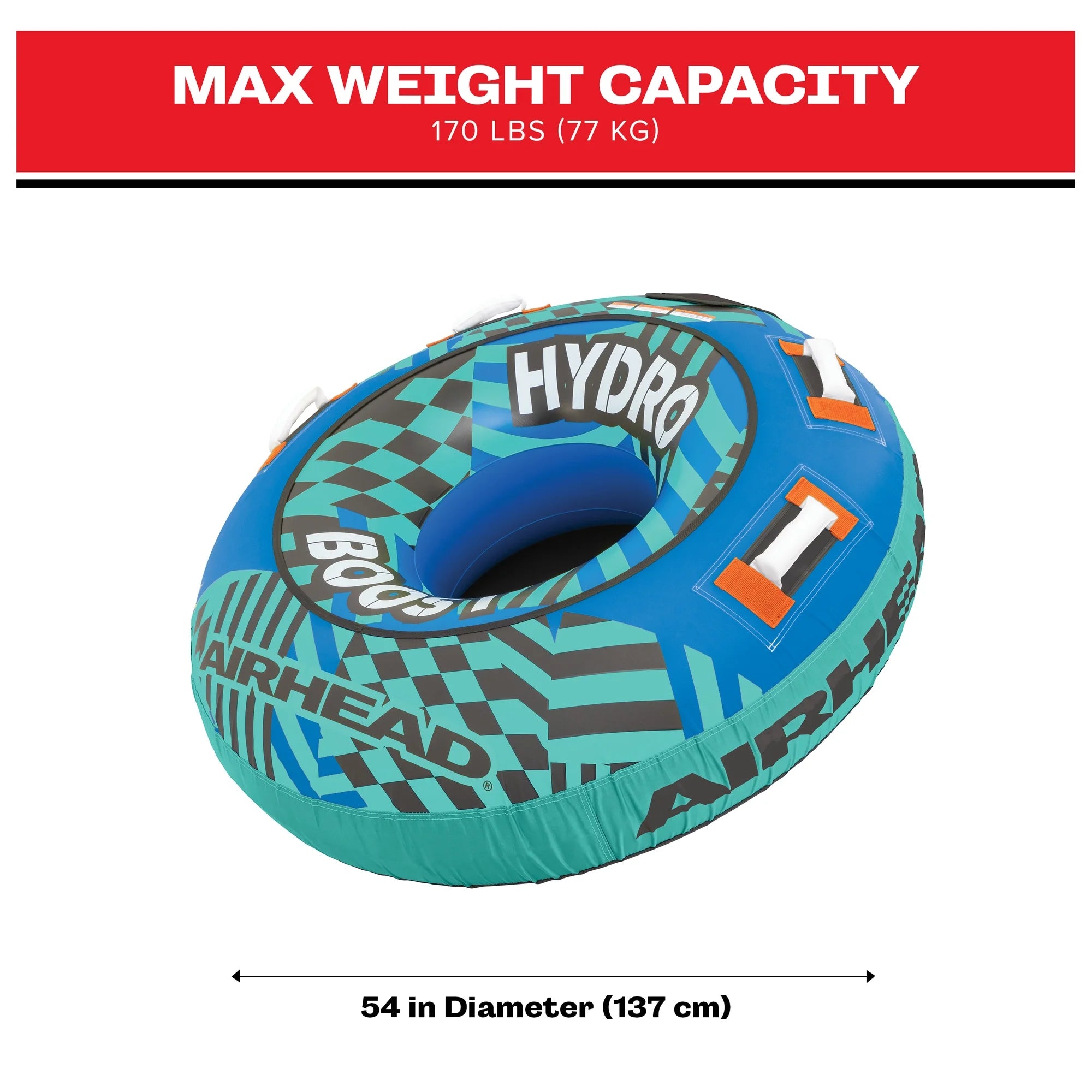 AIRHEAD Towable Tubes Hydro Boost ciambella trainabile 1 persona 137 cm