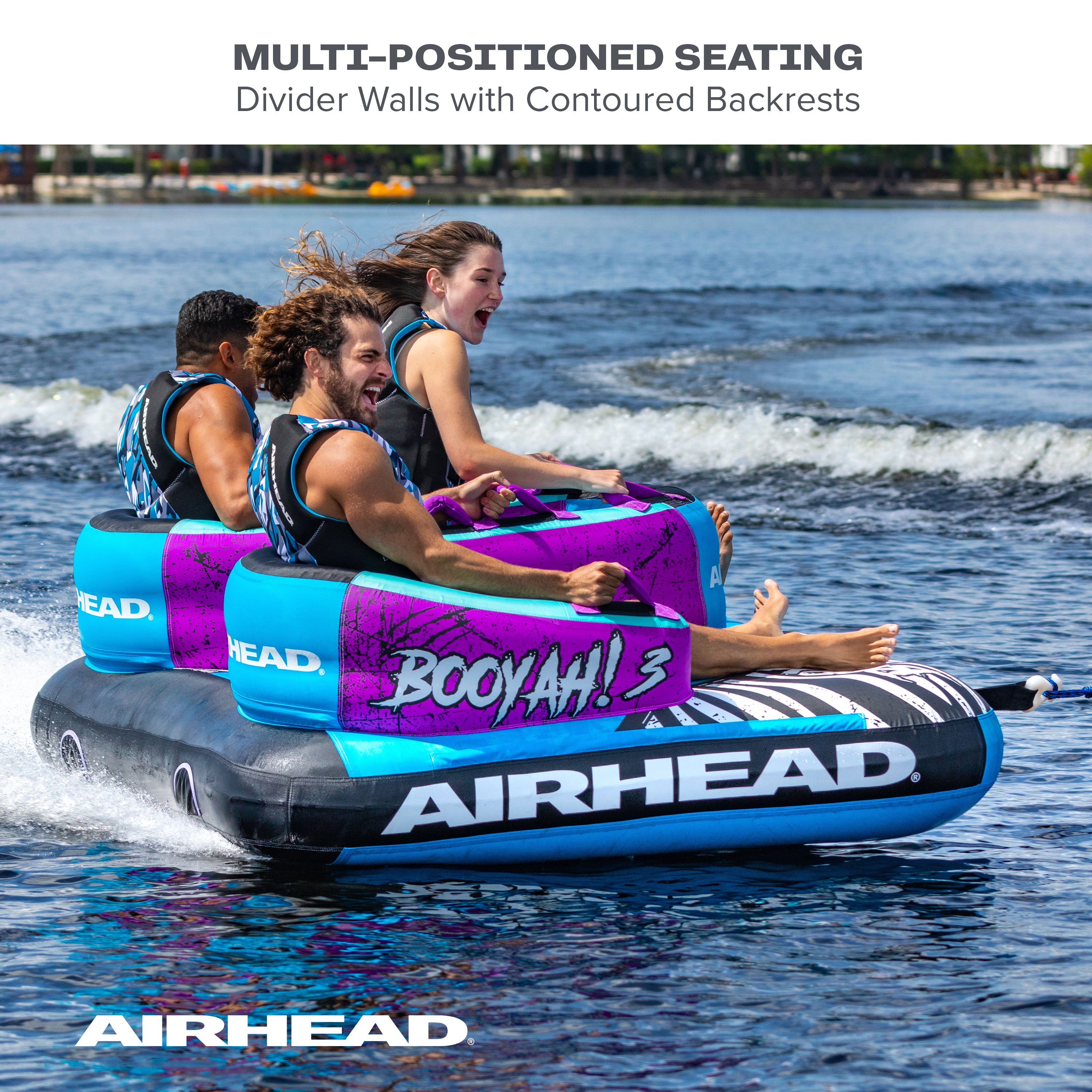 AIRHEAD Towable Tubes Booyah! 3 tubo trainabile 3 persone
