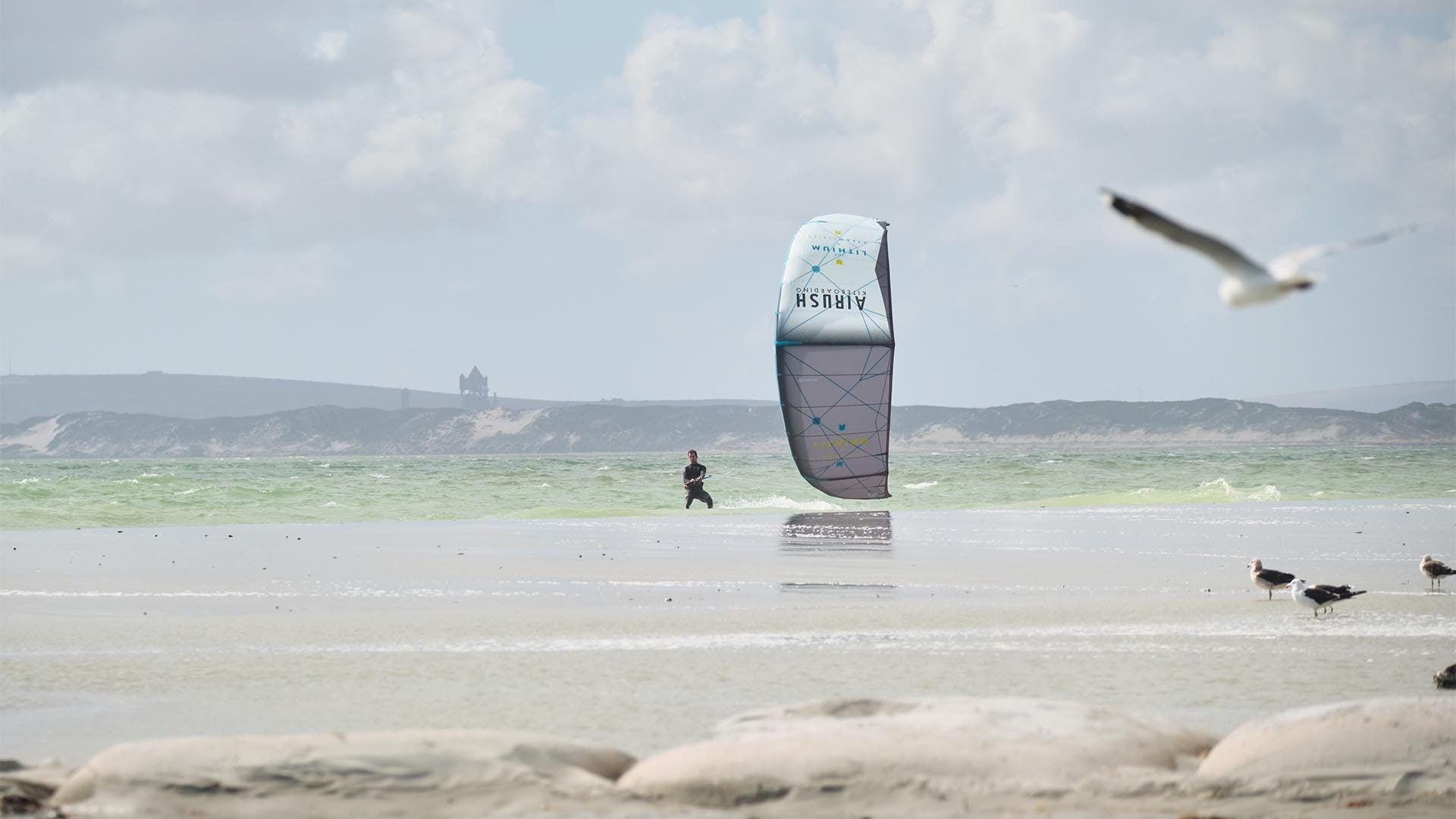 Airush Kites Lithium Team V13 kite 7 m grigio ardesia