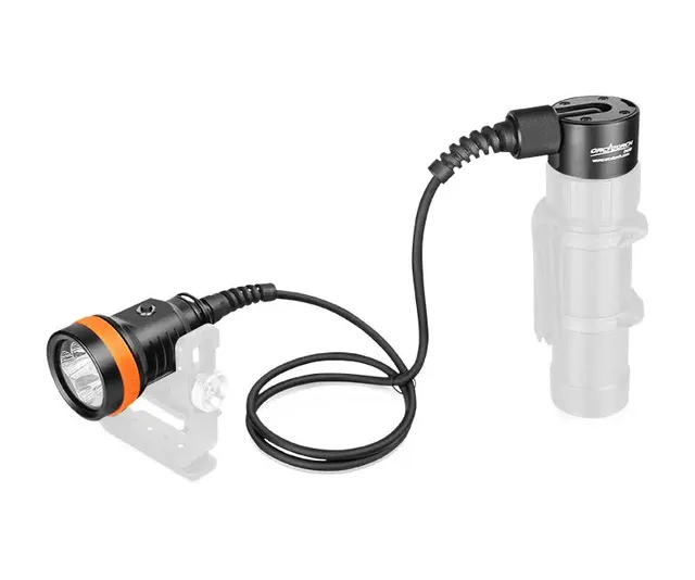 OrcaTorch Technical Diving D630 v2.0 Canister testa per torcia subacquea