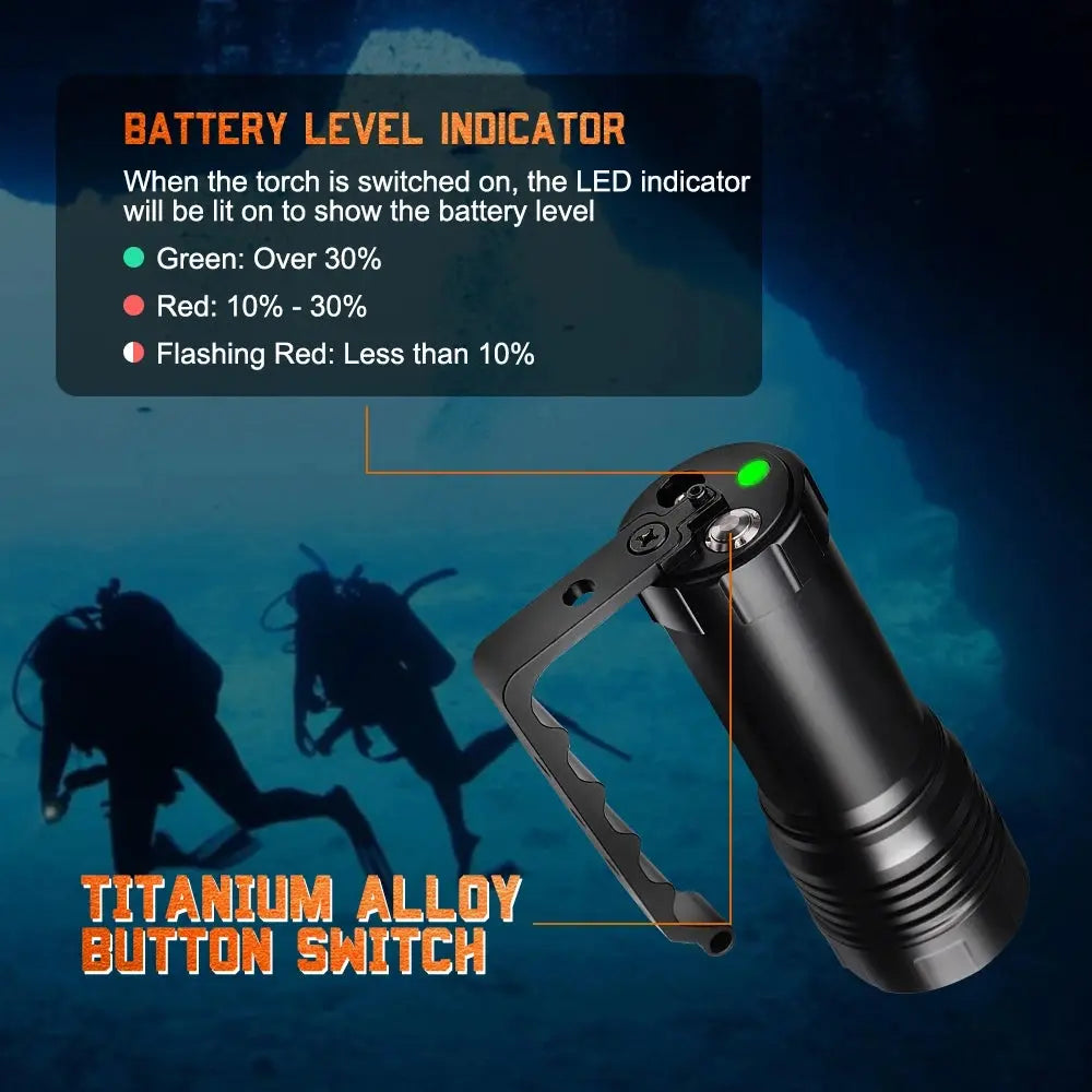 OrcaTorch Technical Diving D860 torcia subacquea 4200 lumen