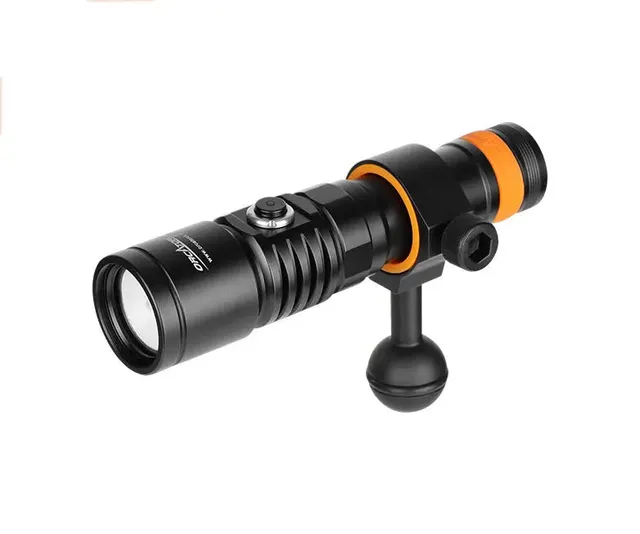 OrcaTorch U/W Photography D710V luce subacquea per GoPro bianca rossa UV