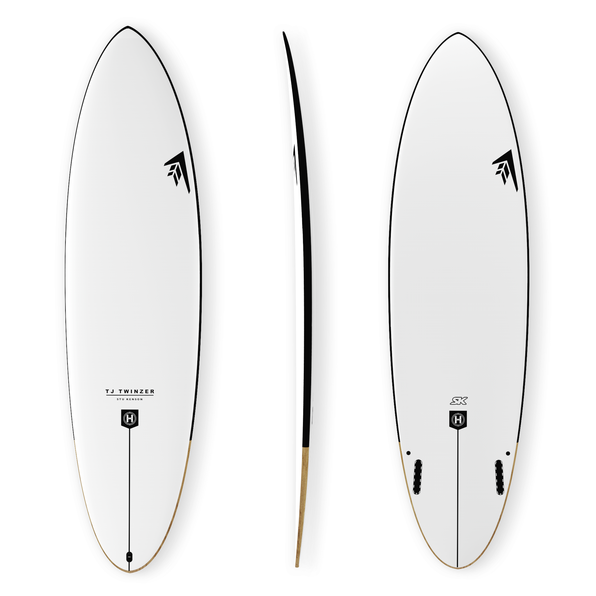 Firewire Taylor Jensen Twinzer tavola mid length nera Helium