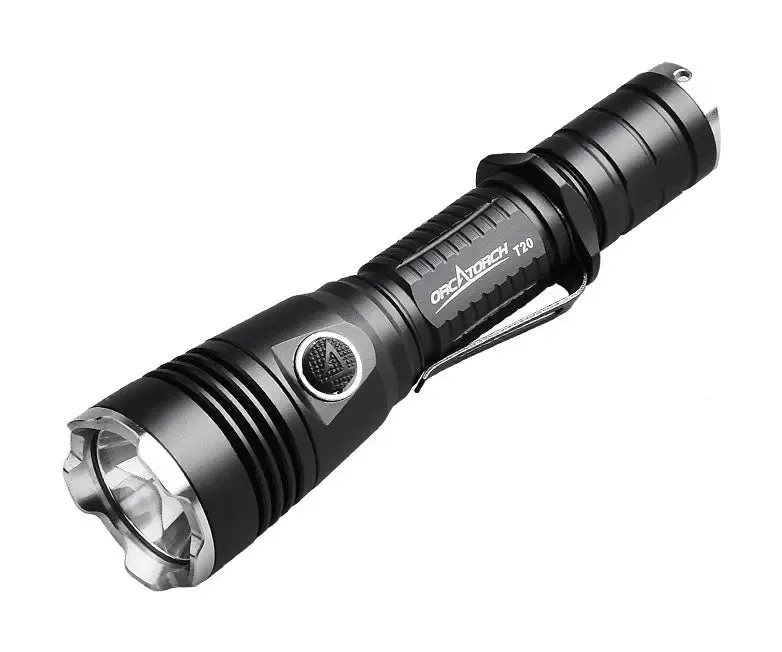 OrcaTorch Accessories T20 torcia 980 lumen con batteria 18650