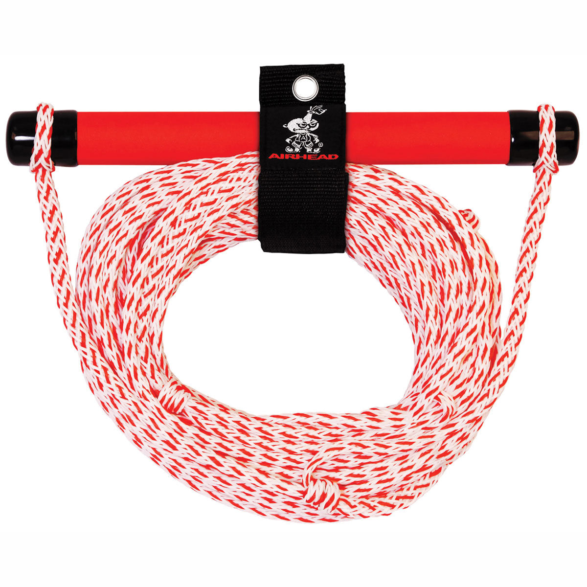 AIRHEAD Water Ski Ropes EVA Grip Handle corda sci nautico 75 ft rossa