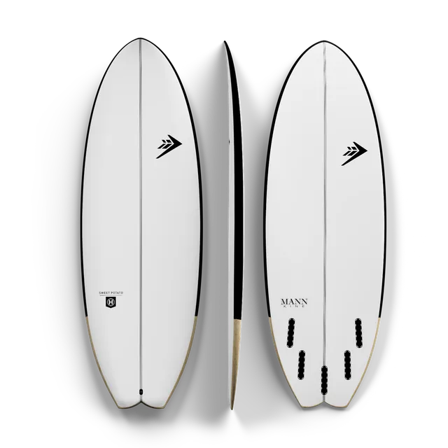 Firewire Mannkine Sweet Potato 2026 surfboard 5'2" Helium 31L nera