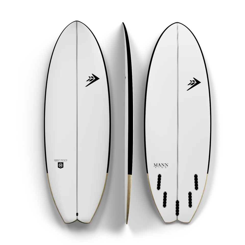 Firewire Mannkine Sweet Potato 2026 surfboard 5'2" Helium 31L nera