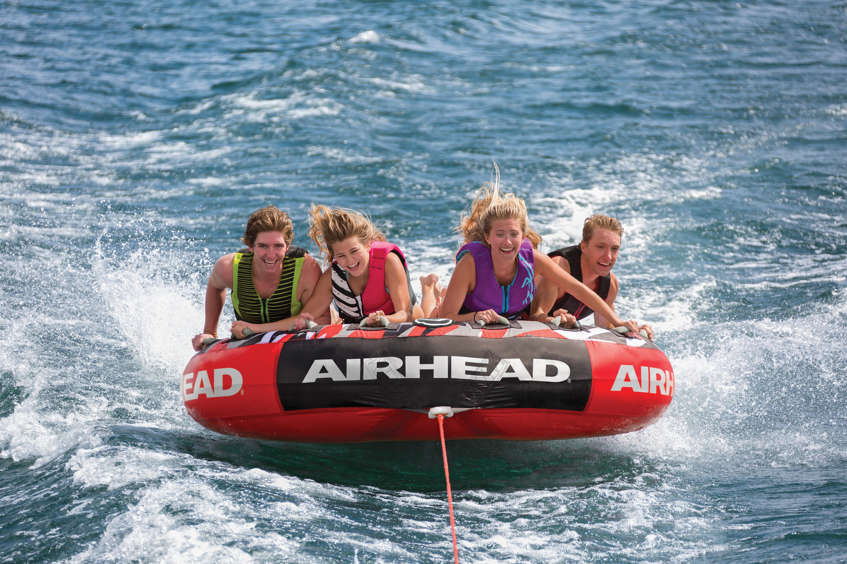 AIRHEAD Towable Tubes Mega Slice ciambella trainabile 4 persone