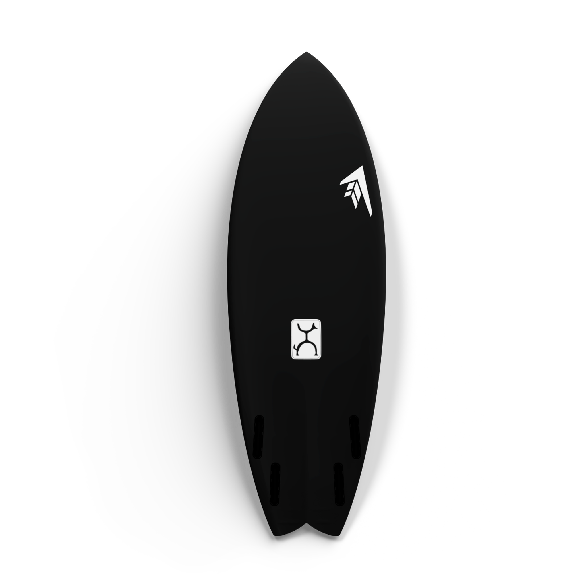 Firewire Rob Machado Seaside Gallery tavola da surf nera in carbonio