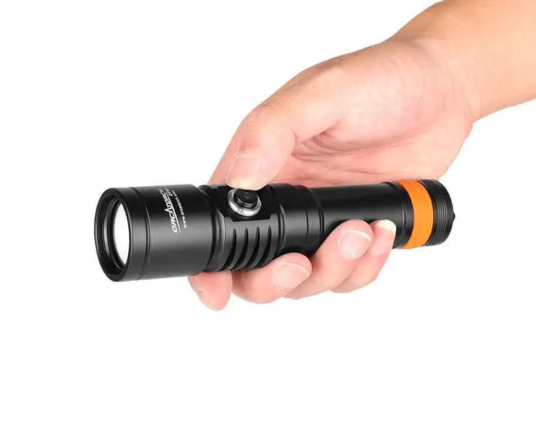 OrcaTorch U/W Photography D710V luce subacquea per GoPro bianca rossa UV
