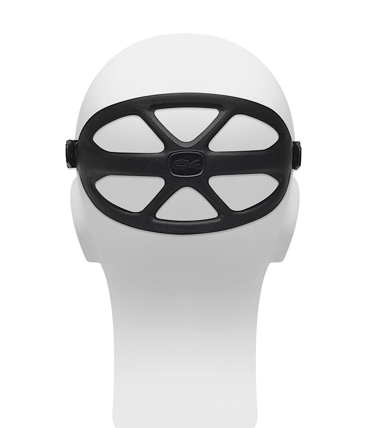 C4 Masks and Snorkels Falcon maschera nera antifog per apnea