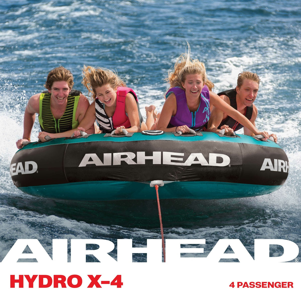AIRHEAD Towable Tubes Hydro-X 4 ciambella trainabile 4 persone