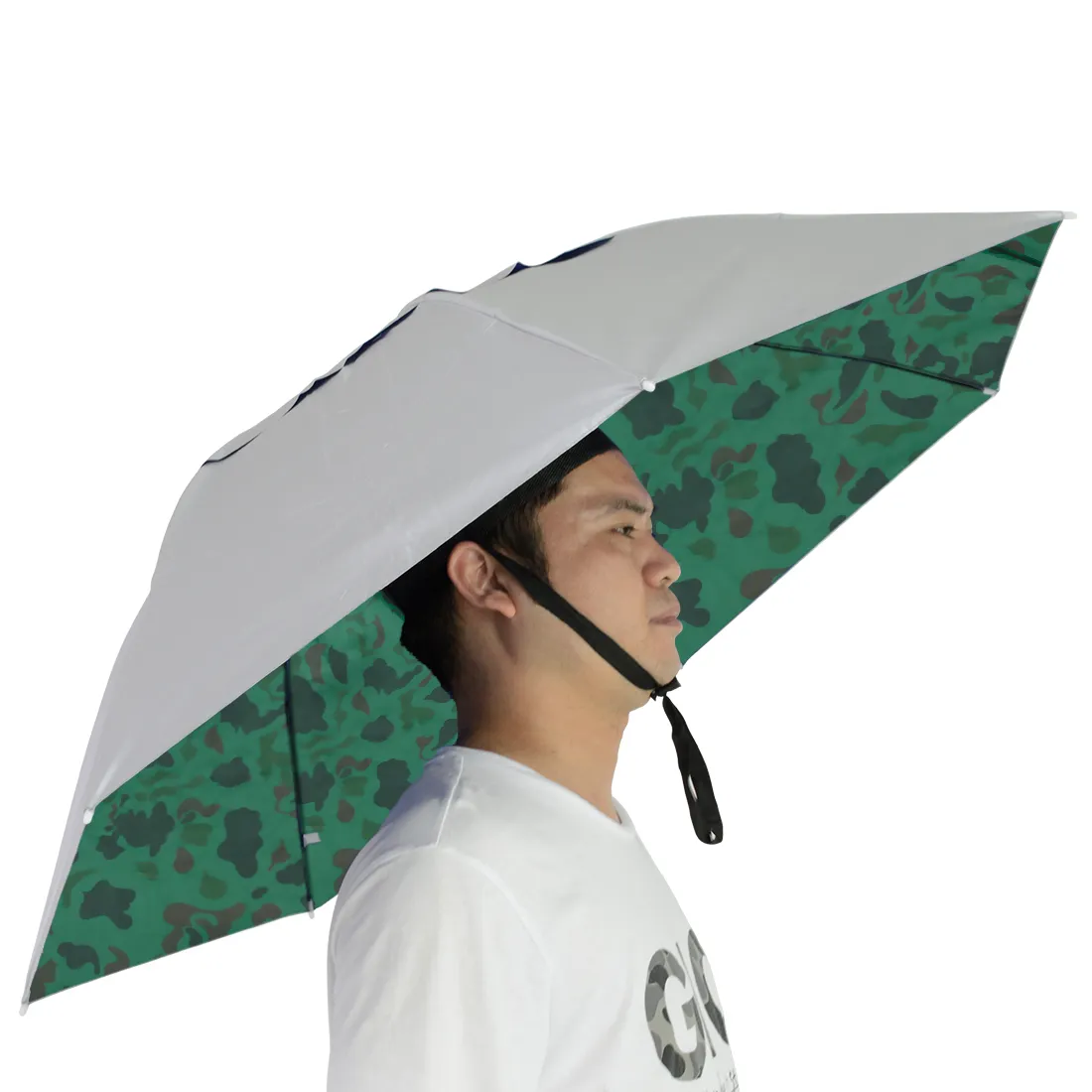 NEW-Vi Umbrella Hat cappello ombrello grande pieghevole