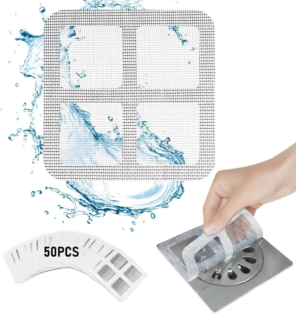 NEW-Vi Drain Covers copri scarico usa e getta 50 pezzi per doccia
