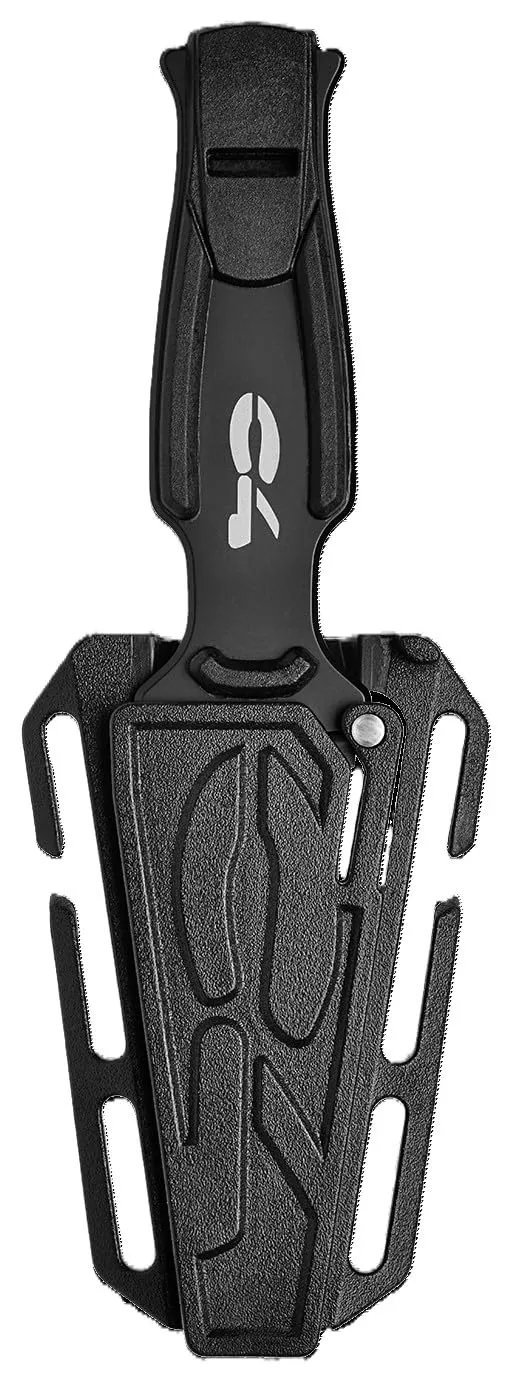 C4 Knives RONIN coltello subacqueo nero, lama 81 mm