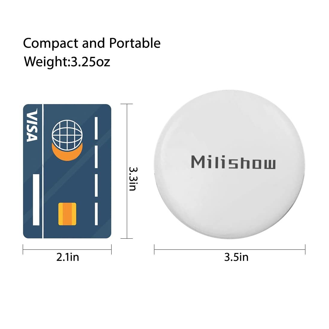 NEW-Vi Beauty Mirror Milishow specchietto cosmetico LED
