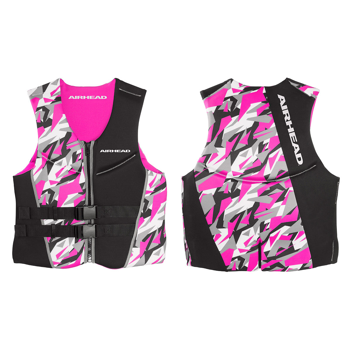 AIRHEAD Life Jackets & Safety Gear Camo Cool Neolite Kwik-Dry giubbotto salvagente donna XS-L rosa blu