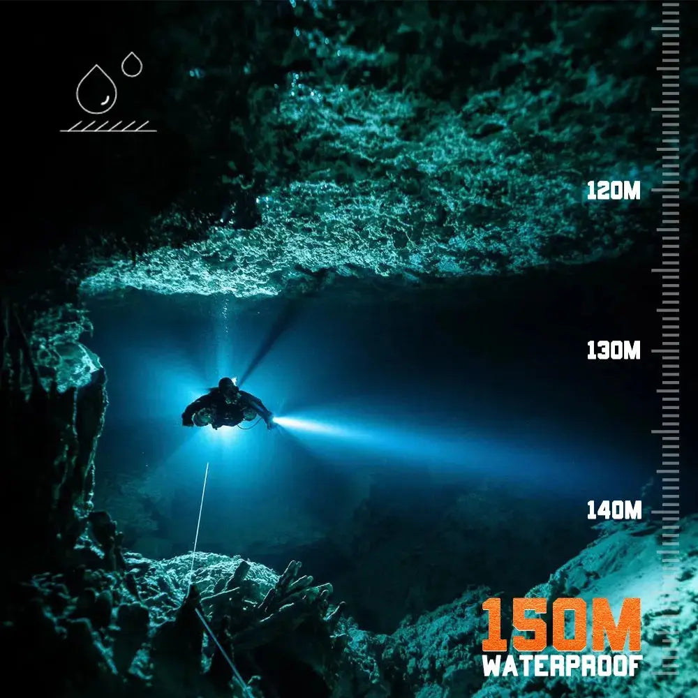 OrcaTorch Technical Diving D630 v2.0 torcia subacquea 4600 lumen EU