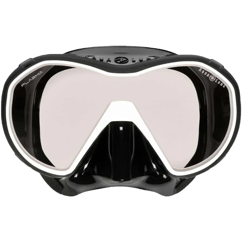 Aqualung Maschere da immersione Plazma maschera subacquea Black / White silicone