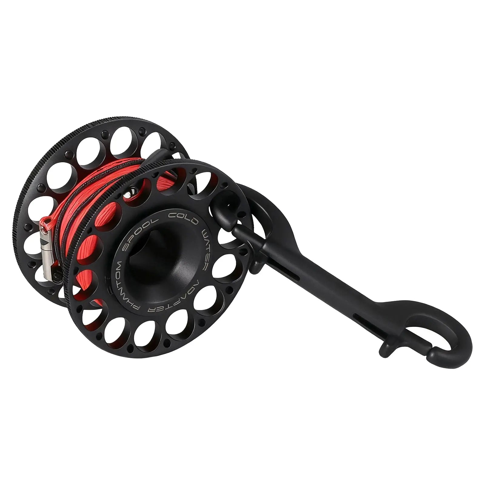 OrcaTorch Accessories Phantom 2.0 30M mulinello sub nero+verde in alluminio