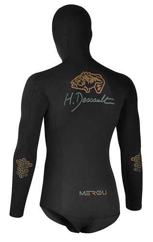C4 Wetsuits MEROU giacca muta pesca sub 5 mm taglia 4