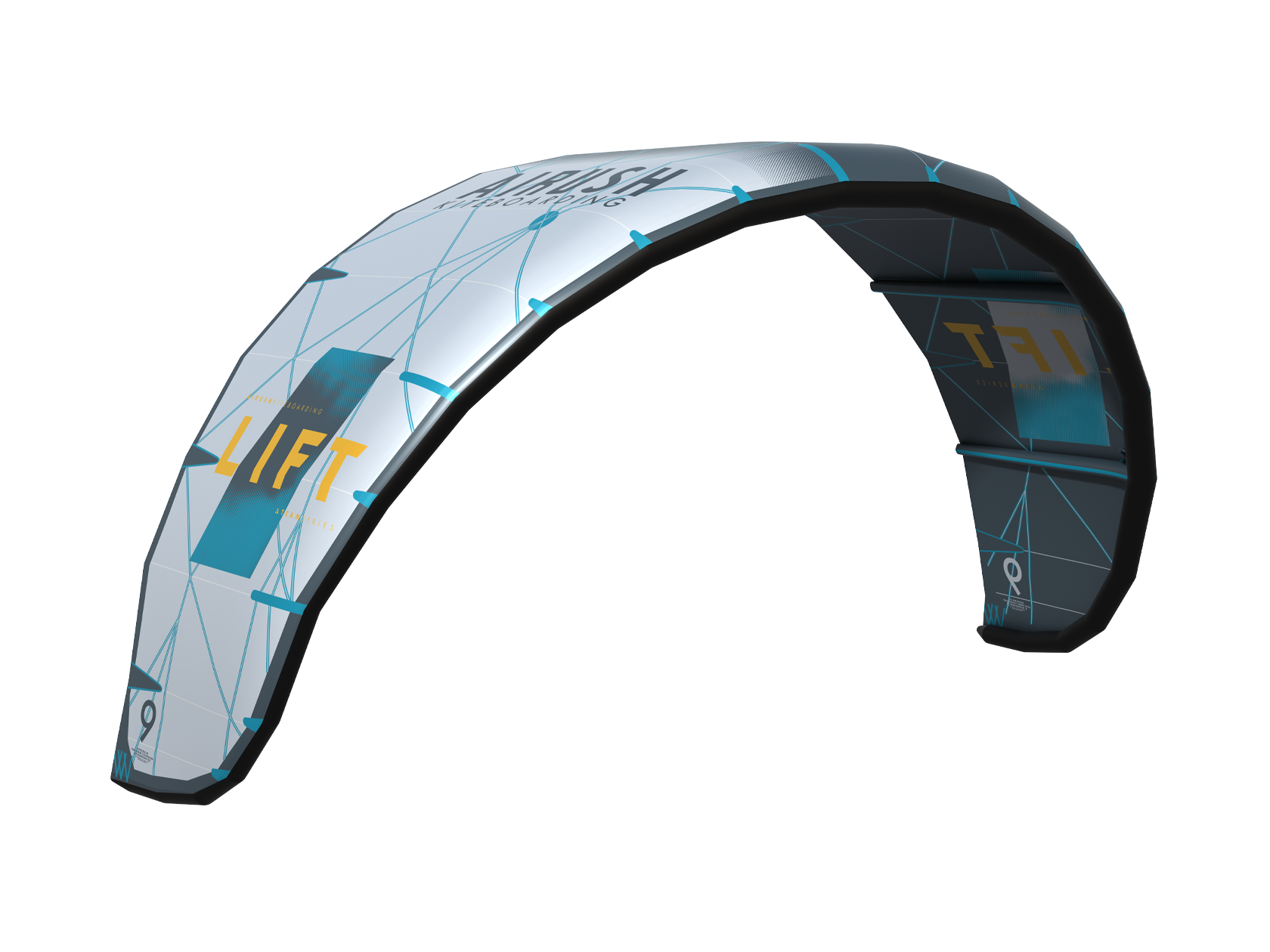 Airush Kites Lift Team V3 kite 9 m Slate & Gray big air