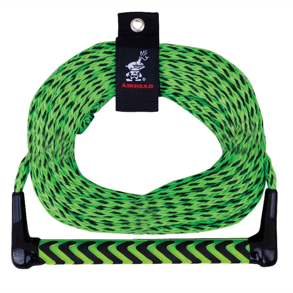 AIRHEAD Water Ski Ropes EVA Grip Handle corda da traino 75 ft verde